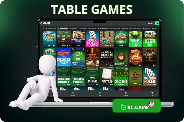 BC Game Table Games